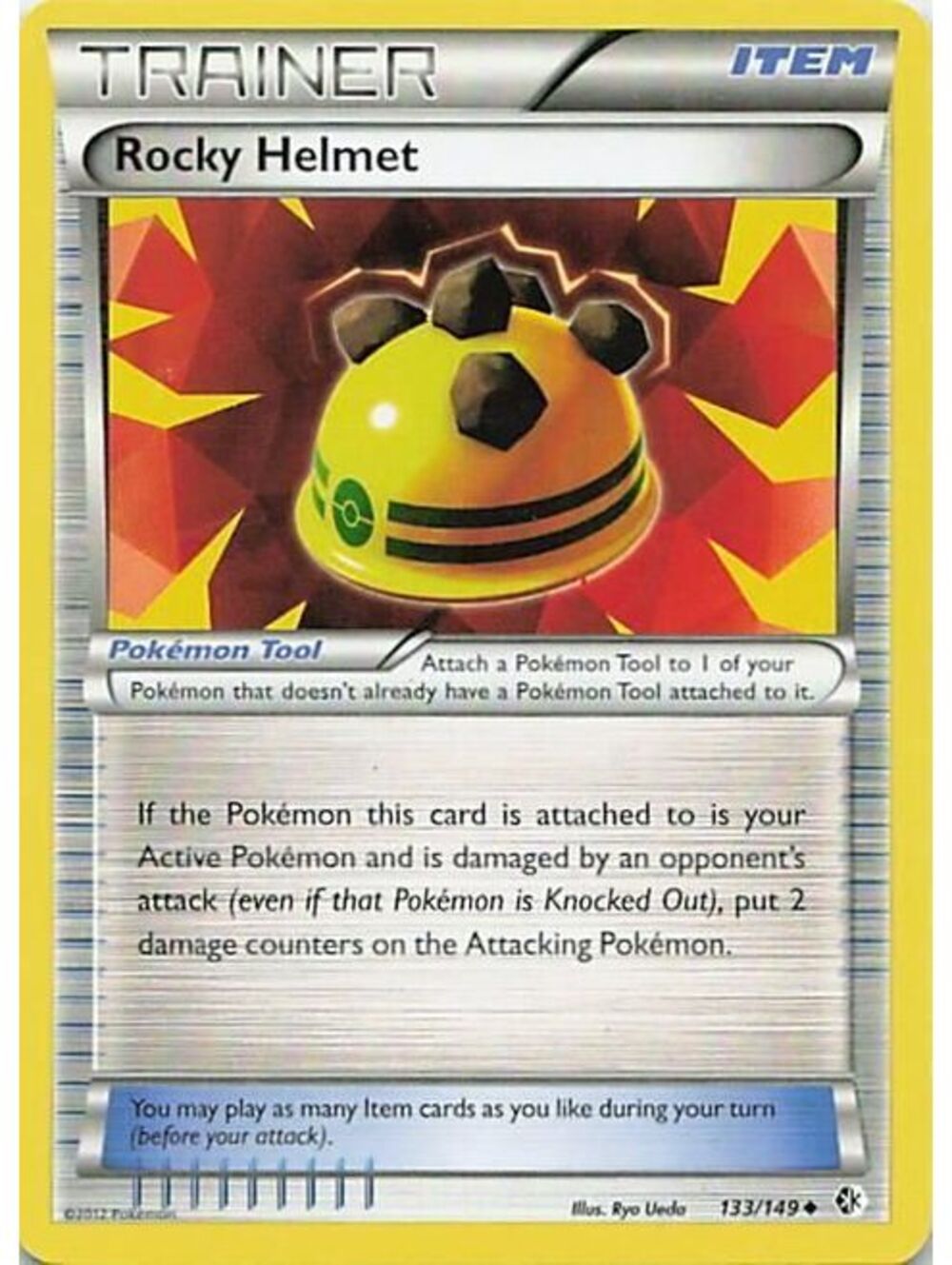 Pokemon TCG 2012 Rocky Helmet LP BCR